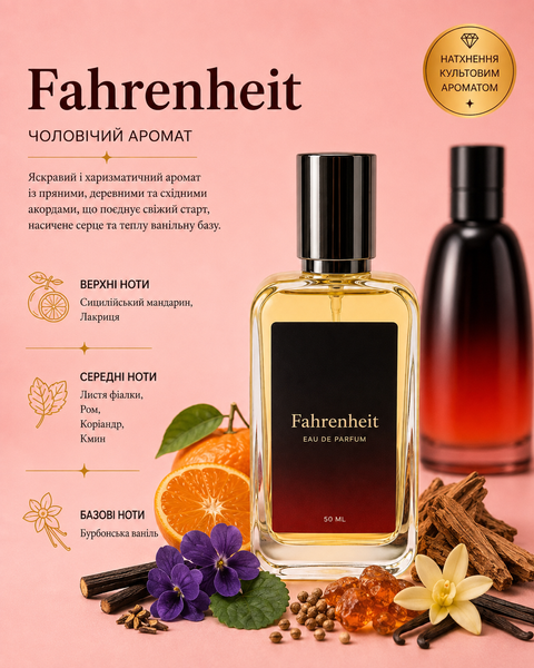Парфуми "Фаренгейт" 50 ML faren1 фото