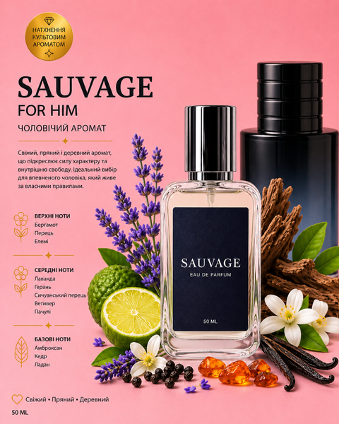 Парфуми "Саваж" 50 ML  savazh фото