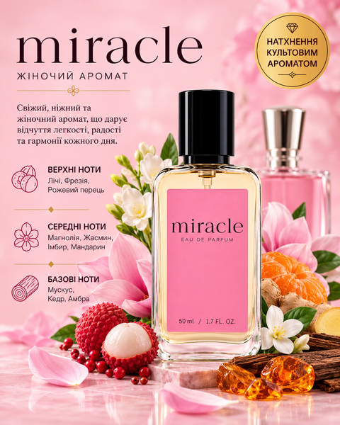 Парфуми "Міракл" 50 ML mirakl фото